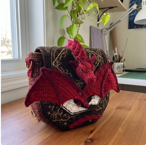 Dragon Crochet Bags