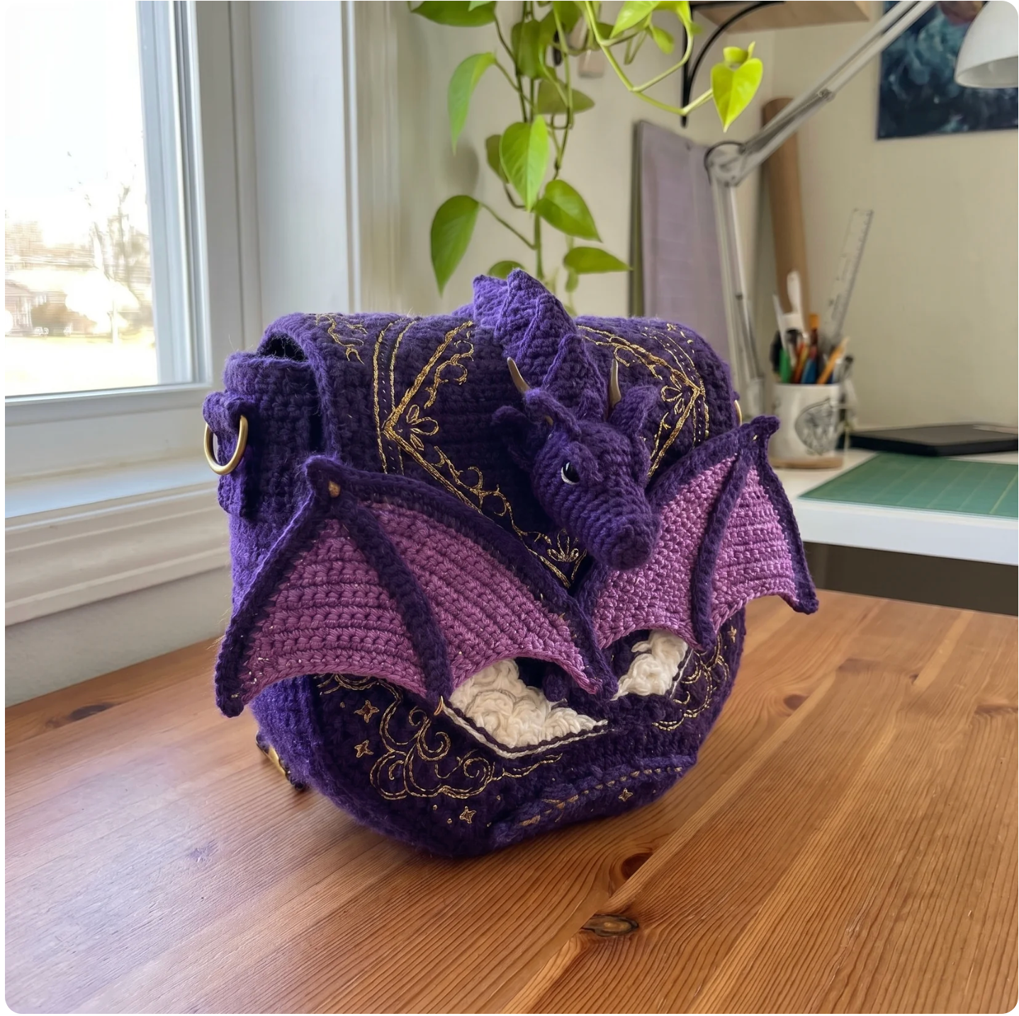 Dragon Crochet Bags