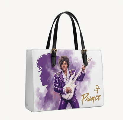 handmade prince tribute tote bag